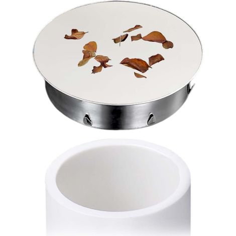 Couvercle de Cheminée Rond 150mm,Couvercle de Trou de Cheminée,Bouchons De Cheminée,Bouchon Cheminée Perforé en Acier Inoxydable,Convient aux balcons, salles de bains, cuisines, etc (200mm) (1/5)