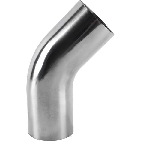 Coude en Acier Inoxydable à 45 degrés, coude Universel pour Tuyau d'échappement pour Applications Automobiles et industrielles (51 mm) (1/5)