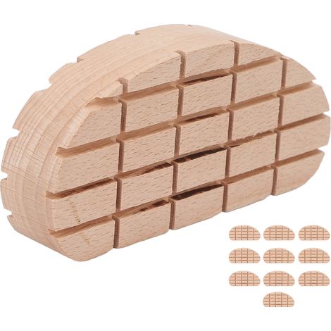 Lot de 10 protège-sabots en bois imperméables et respirants pour vaches et chevaux (1/5)
