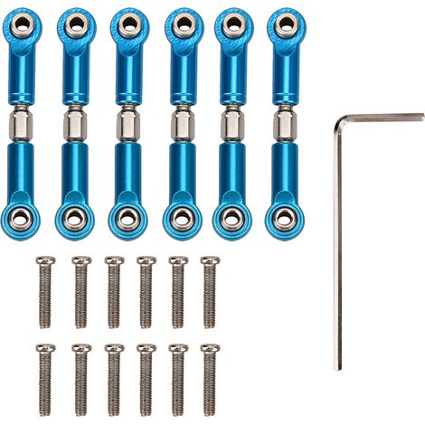 Pièces de rechange métalliques pour direction de camion RC 1/18 WLtoys - Tiges et liaisons de mise à niveau (1/5)