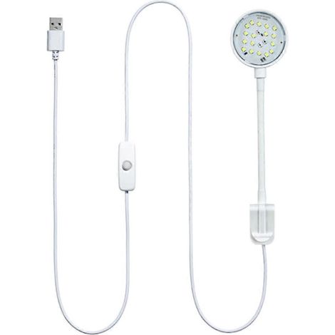 Kleine LED-Röhren-Clip-on-USB-LED-Leuchte, 360° drehbar, Landschaftsbeleuchtung