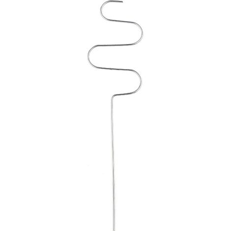 Silbernes Rankgitter aus Metall für Rosen, Erbsen und Winden – Gartenrahmen 26, 30, 35, 40 cm, robust und dekorativ, 1 Stück (1/5)
