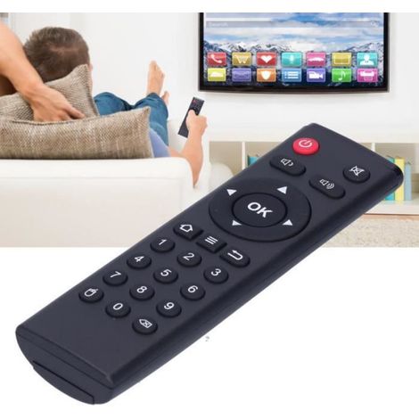 Télécommande TV Box - Pour Tanix TX5 Max TX3 Max TX6 TX92 - Distance Jusqu'à 10 M - Modèle TX6 - Noir (1/4)