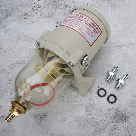 Wasserfilter und Kraftstoffabscheider für 500FG Dieselmotor mit Schraubdichtung