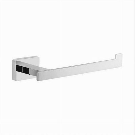 Porta Rotolo Moderno Da Muro In Acciaio Lucido 18cm Accessori Arredo Bagno 87217 (1/4)