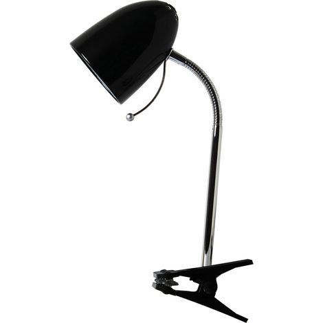 Lampada da tavolo Clamp colore Nero E27 (1/5)