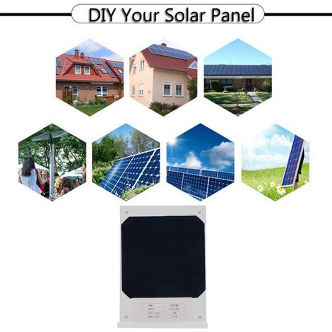 Panneau Solaire Mini 3.3W Monocrystalline Silicium Acrylique pour Projets Scientifiques et Éducation (1/5)
