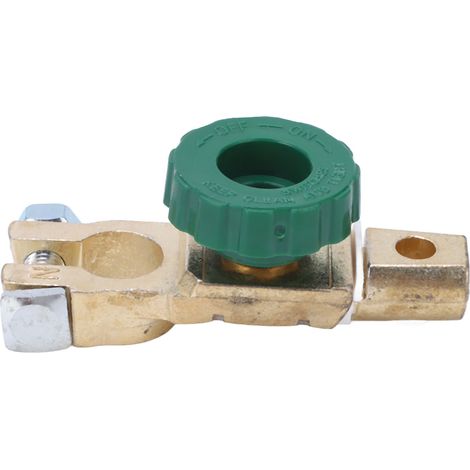 Lot de 2 interrupteurs de déconnexion de batterie à borne supérieure, coupe-circuit d'alimentation principal pour bateau, voiture, camion et camping-car
