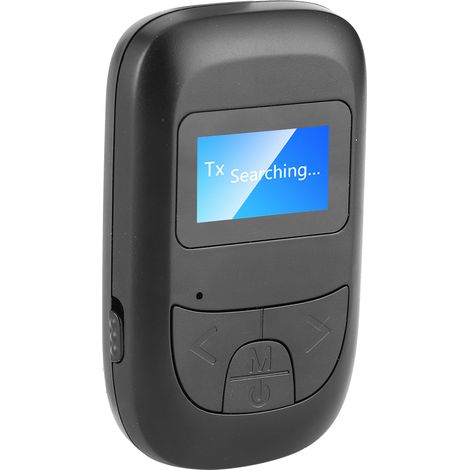 Adaptateur Audio Bluetooth 5.0 Émetteur Récepteur Sans Fil pour Voiture PC Enceinte Jack 3.5mm avec Écran LCD (1/5)