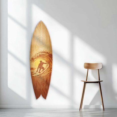 Planche de surf décorative Barrel (1/4)