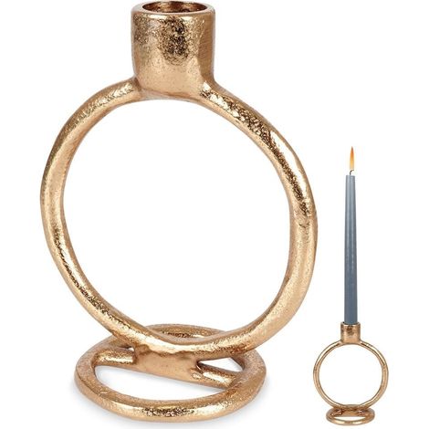 Deko-Kerzenständer, golden, Aluminium (1/5)