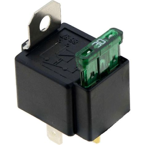 Compatible avec un relais de commutation automobile 4 broches DC12V 30A avec fusible, y compris le fil fusible PW. (1/5)