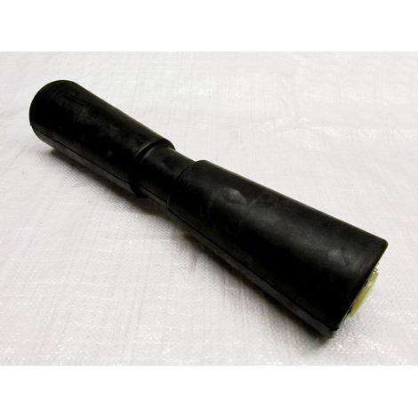 18" 450MM Rubber V Shaped Keel Roller - 16MM Bore Vee Boat Trailer Jetski Rib