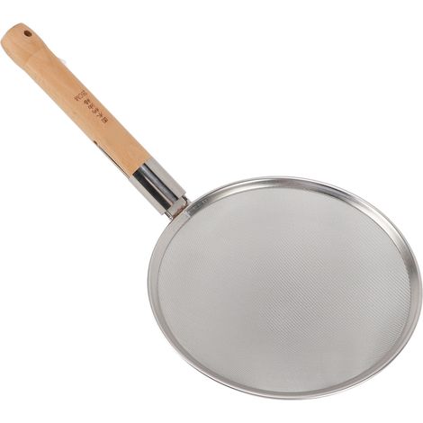 Grande passoire avec manche en bois, manche en bois de 26 cm (1/5)