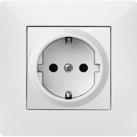FPLUS base schuko emp.blanco habitat 15 (ref.9123) , · Toma de corriente.
· Modelo 16A.
· Serie habitat 15.
· Color blanco
· Marca Famatel. (1/2)