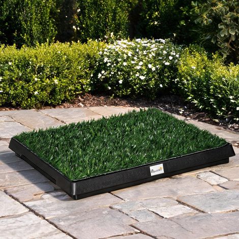 Toilettes pour chien en plastique avec tapis de gazon (1/5)
