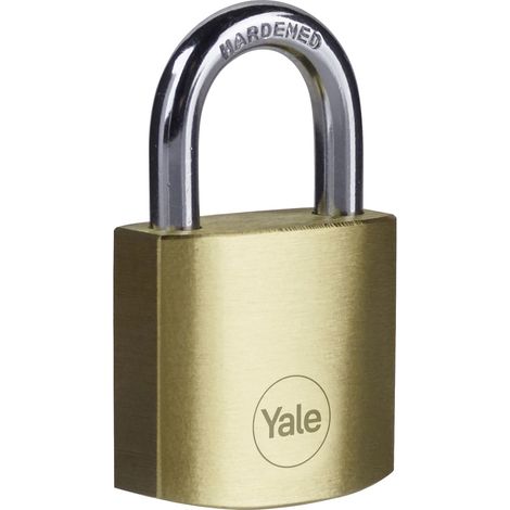Vorhängeschloss YALE aus Messing - 35 mm weit öffnen - 3 Schlüssel - 24249000