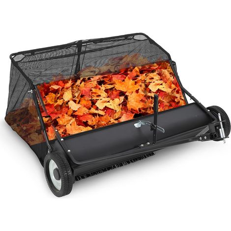 Balayeuse à Feuilles Tractée 42", Collecteur Jardin pour Tracteur ATV UTV (1/5)