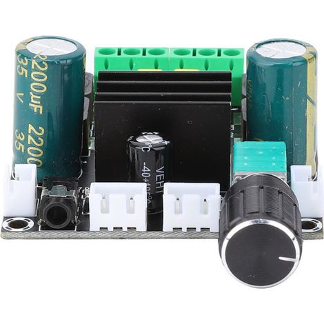 TPA3116D2 Carte Amplificateur de Puissance Audio Numérique Stéréo Double Canal 2 X 100 W, Son Haute fidélité, 3 Ports D'entrée Audio, DC 12-24 V, 4-8 Ω, Sortie 100 W X 2, avec. (1/5)