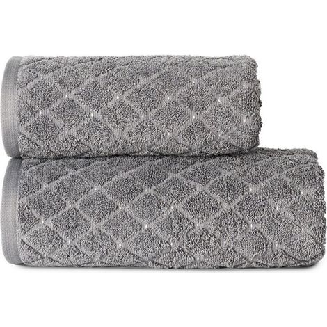 Asciugamano da bagno 70x140 grigio scuro Olivier Premium (1/5)