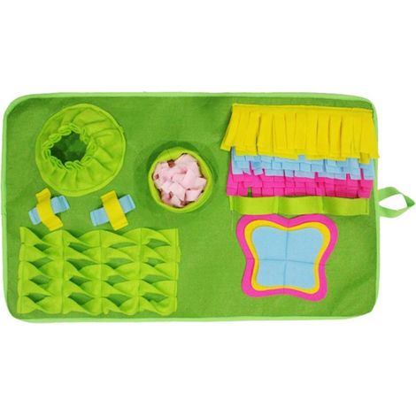 Tapis de recherche pour chien, tapis de jeu parfumé lavable, tapis d'alimentation interactif pour animaux de compagnie (1/5)
