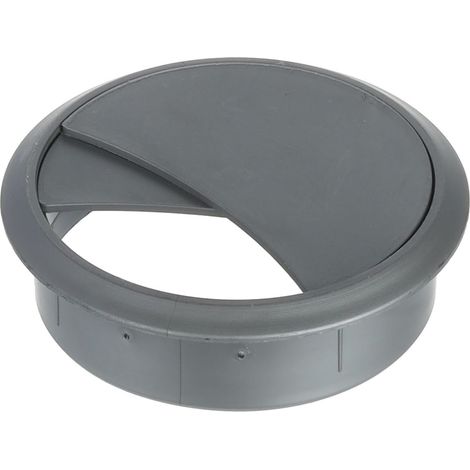 Pasacables redondo 70 mm plateado de plástico H20 Riex EK72 (1/2)