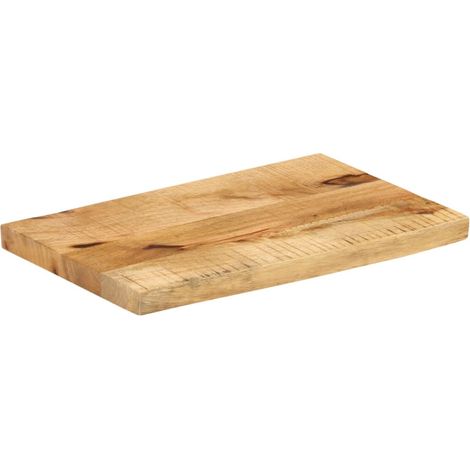 Dessus de table Dessus de bureau Plateau de table 50x20x2,5 cm bord vif bois massif manguier brut