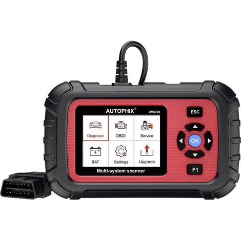 Autophix Testeur OBD II DM5700 adapté pour (marque automobile): Acura, Audi, BMW, BMW (Motorrad), Smart, Mercedes Benz, (1/4)