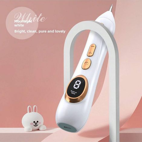 Lápiz para eliminar nares y pecas, dispositivo indoloro para eliminar manchas, instrumento de belleza, 9 velocidades para eliminar nares y pecas. (1/3)