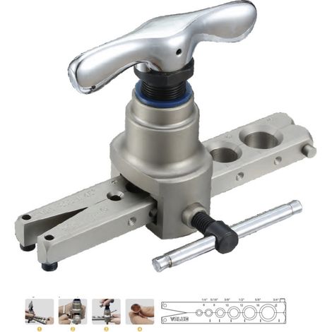Abocardador Profesional VALUE VFT808IN  Con Embrague de Seguridad  6-19mm / 1/4"-3/4"  Precisión en Refrigeración