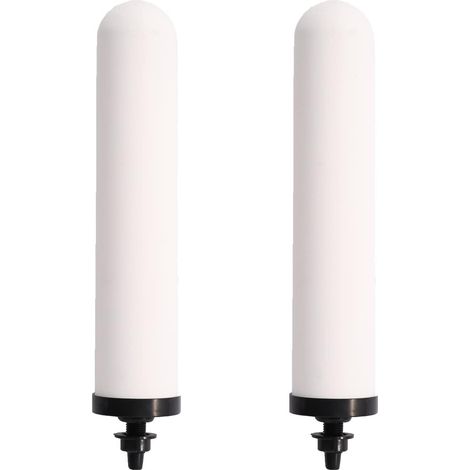 Filtre à eau dôme en céramique, filtre de remplacement pour unité de préfiltration de l'eau de rechange 0,15 à 0,5 micron pour système de filtration d'eau domestique. (10 inch) (1/5)