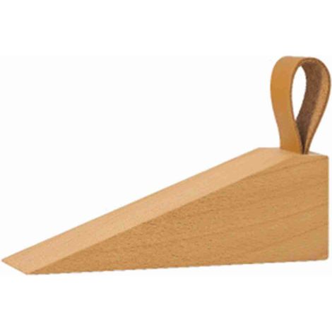 Bloc-porte en hêtre bois massif antiglisse et amortisseur silencieux, avec sangle, pour chambre ou bureau. (1/5)