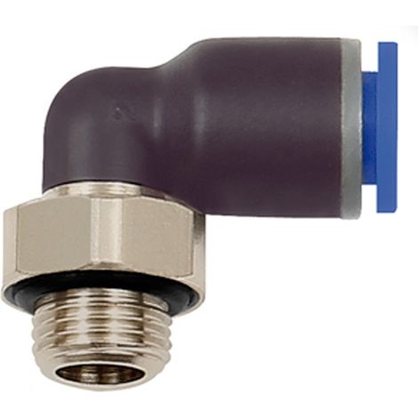 RIEGLER L-Steckverschraubung B-Ser.G1/8 A Kunststoff D6 (1/3)