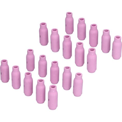 Lot de 20 buses TIG en alumine avec coupelle en céramique, lentille de protection contre les gaz, consommables pour torche de soudage 10N49 5 (1/5)
