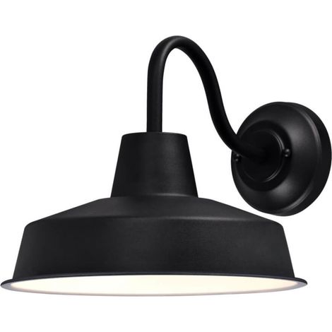 Dimmable LED Outdoor Wall Light Academy Black (1/2)