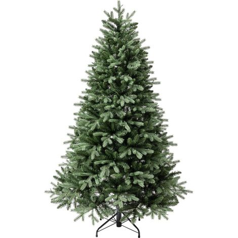 Primaster Weihnachtsbaum 1,8 m grün beleuchtet 250 Lichter warmweiß Weihnachtsbaum (1/3)