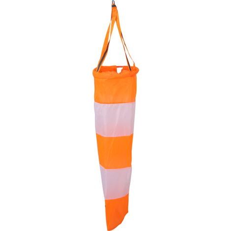 Manche à air nylon – rip stop – ceinture réfléchissante – 1m – mesure vent extérieur (1/5)