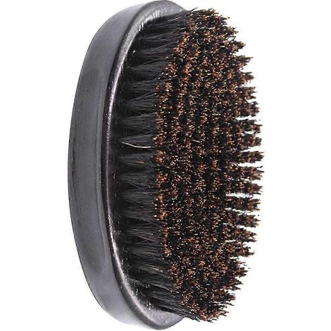 Brosse à barbe, peigne à barbe, outil de soin du visage, nettoyage des poils du visage, rasage de la moustache, manche en bois, épilation du rasage pour coiffeur-Big (1/5)