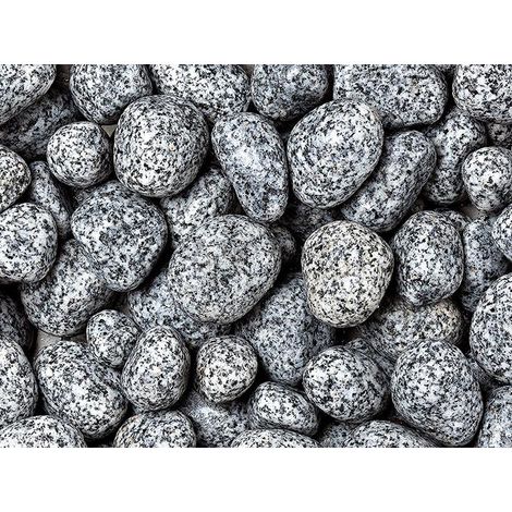 Ciottoli, sassi per giardino, Pepe Sale 80-150 mm (1200 kg)