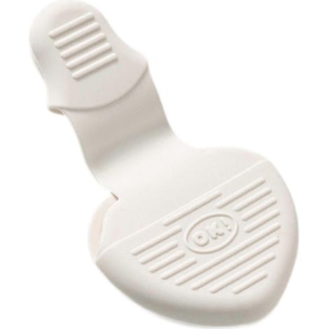 Gant de cuisine pour four à micro-ondes, antidérapant, facile à nettoyer et compact. Accessoire de cuisine idéal pour les grillades et le barbecue.-White (1/5)