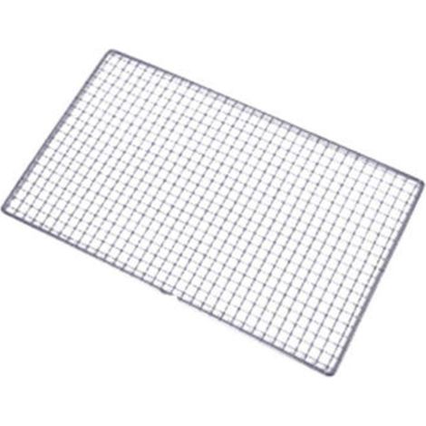 Grille de barbecue en acier inoxydable, maille métallique, compatible avec fumoirs, barbecues à pellets, à gaz et à charbon (25 à 40 cm). (1/5)