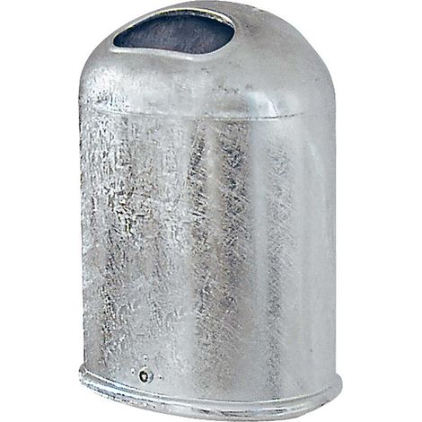 BRB feuerv Poubelle avec rabat sol, galvanisé à chaud außenauf tellung, support universel Montage au mur et poteaux, 45 L