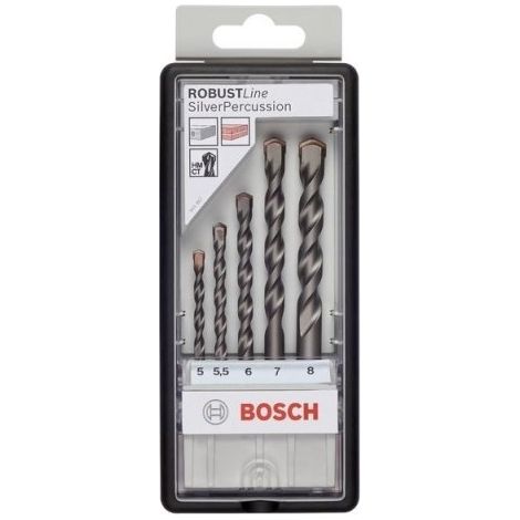 Taladro de hormigón Robusto Línea Set Percusión de plata. 5-T