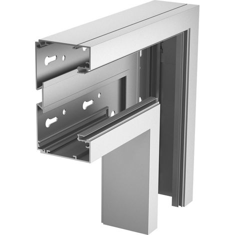 OBO Bettermann Angolo piatto SIGNA STYLE discendente 70x130 el 70x130x270 alluminio anodizzato, 6133287
