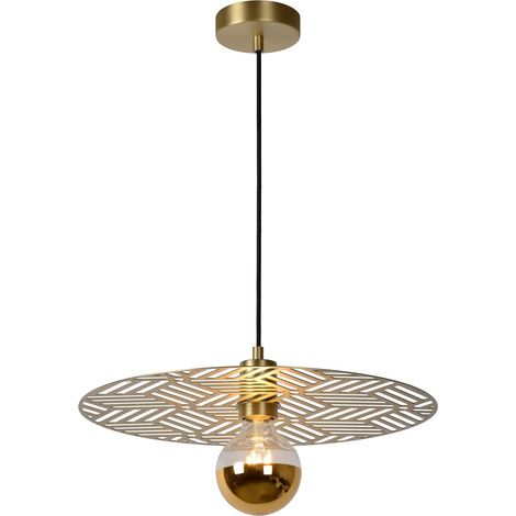 Suspension Lucide Olenna Ø40 laiton métal E27 40W/IP20 (1/5)