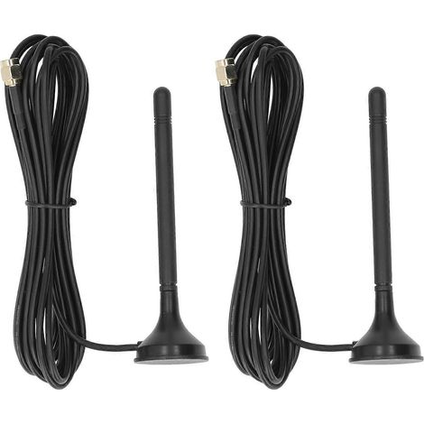 Stück Saugnapfantenne, hohe Verstärkung, 2,4 GHz, 3 dBi, wasserdicht, SMA-Stecker, Antenne für Router, drahtlos