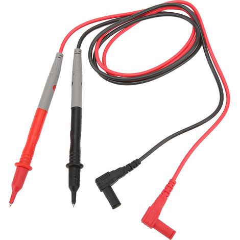 Lot de 10 Cordons de Test Multimètre avec Capuchons de Protection, Sondes Longues Connecteurs pour Usage Extérieur UA026 (20A/1KV) (1/5)