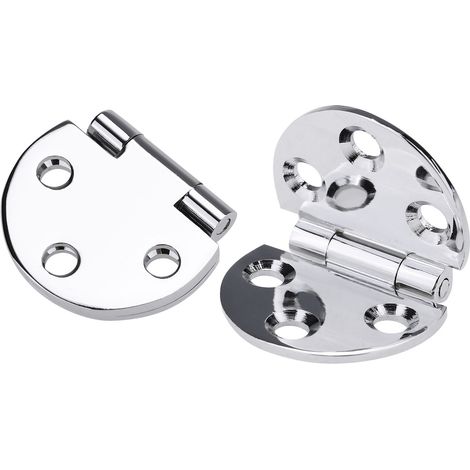 2 charnières en cuivre à 180 degrés pour table de machine à coudre pliante (1/5)