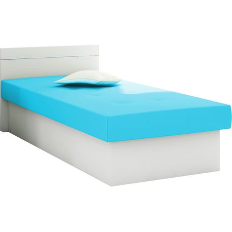 Cama Dover 101, Blanco, Individuales, 80x190, 80x192x68cm (1/5)