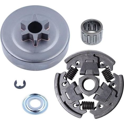 3/8 \"- Kit de pignon de tambour d\'embrayage 6T pour Stihl MS181 MS181C 1139 160 1400 Pièces de remplacement de tronçonneuse avec (1/4)